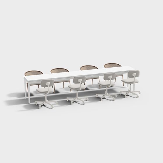 Nail salon tables and chairs