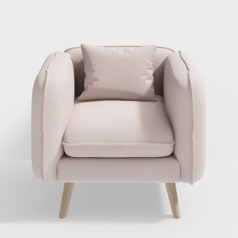 Sofa đơn kiểu Bắc Âu