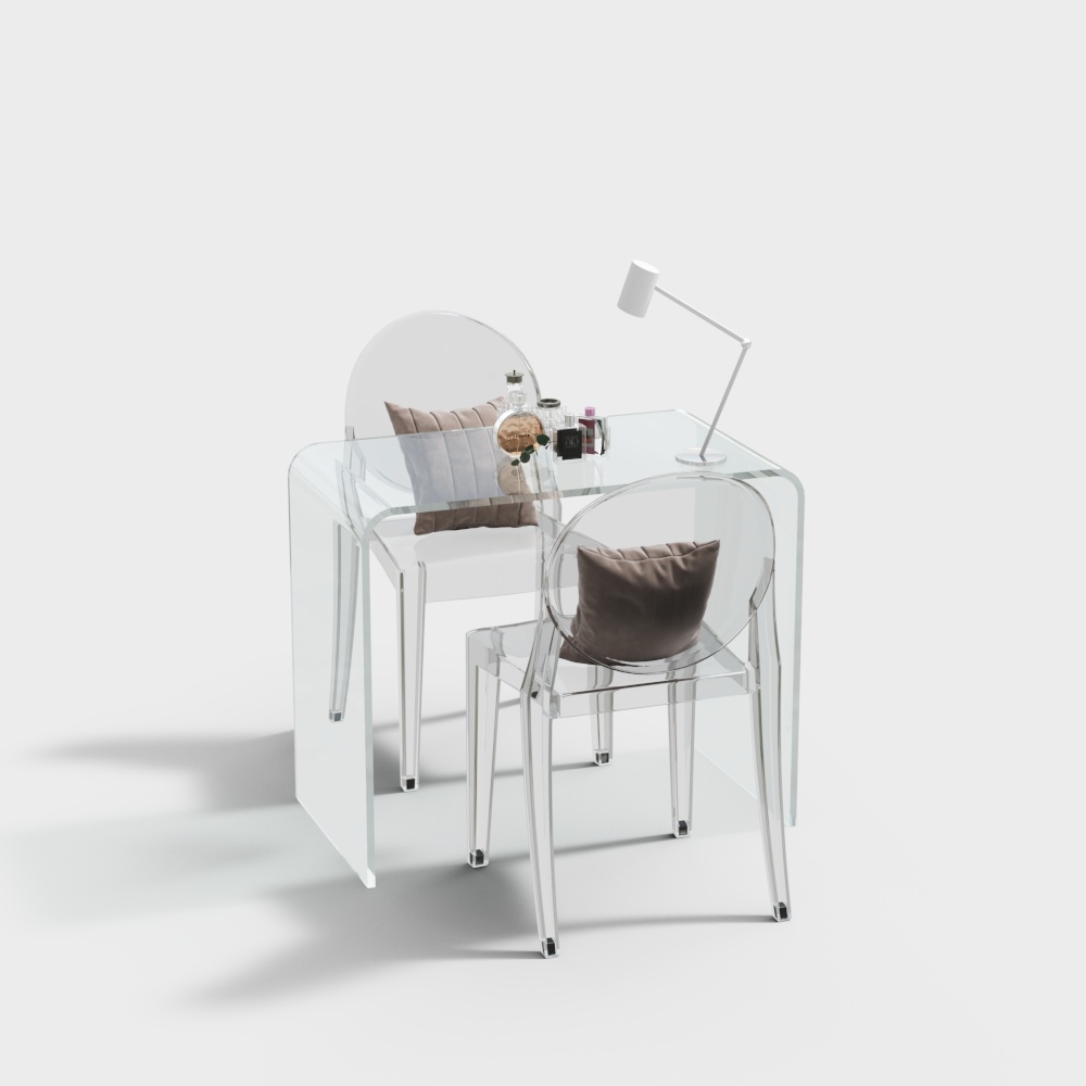 โต๊ะและเก้าอี้ในร้านทำเล็บ