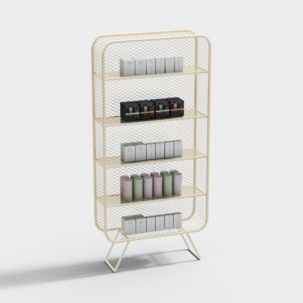 Nail salon jewelry cabinet