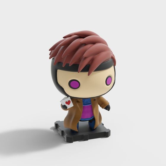 Low Poly High Detail Character 3D model