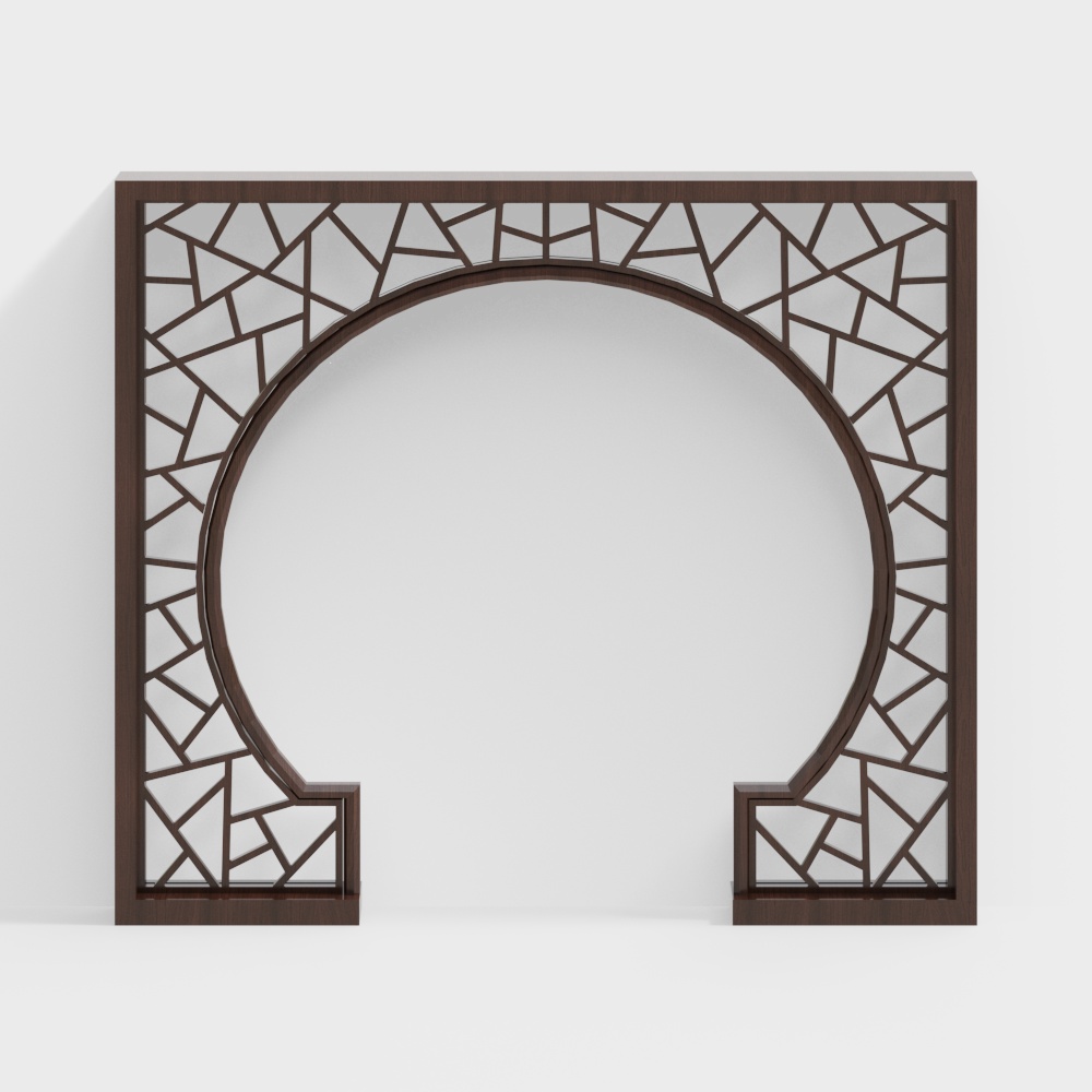 Grille en arc chinoise