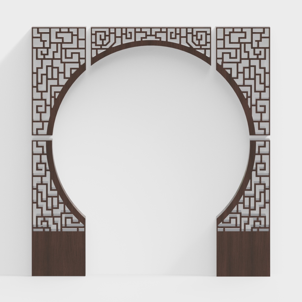 Chinese arch grille