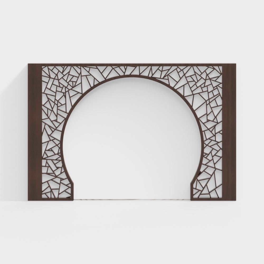 Grille en arc chinoise