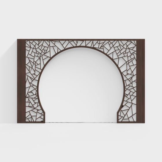 Grille en arc chinoise