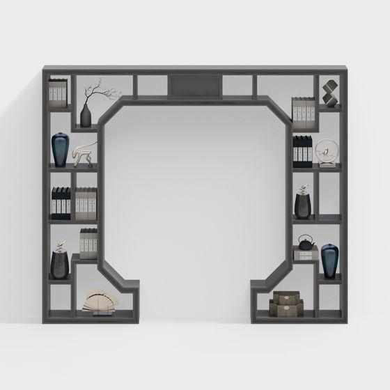 Urban Elegance Bookshelf 3D model