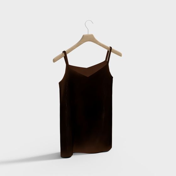 Chic Silk Cami 3D Model for Creative Projects