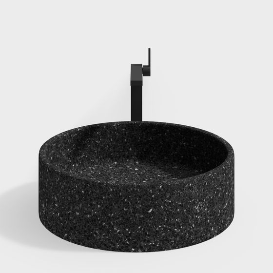 Unique Low-Poly Basin 3D Model Design