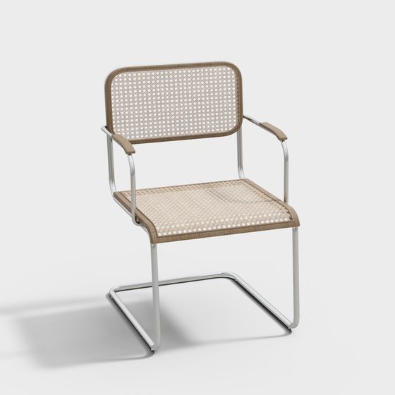 Woven Metal Chair 3D model