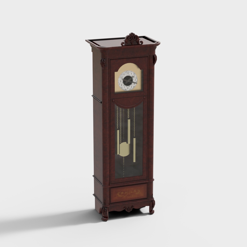 유럽 고전 양식 바닥 시계