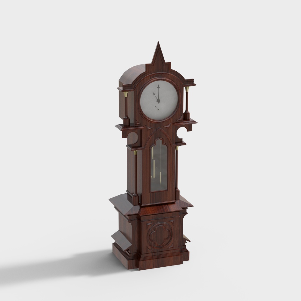 유럽 고전 양식 바닥 시계