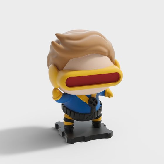 Futuristic Warrior 3D model