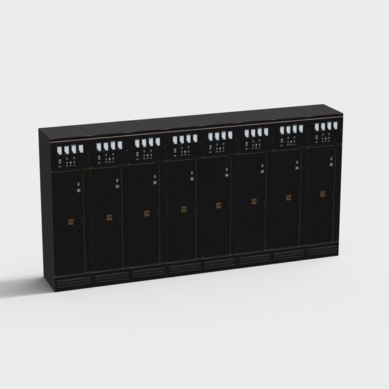 High-Detail Server Rack 3D model for Modern Data Centers