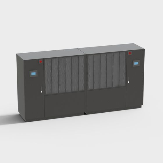 Stylish Low Poly Server Rack 3D model for Creative Projects