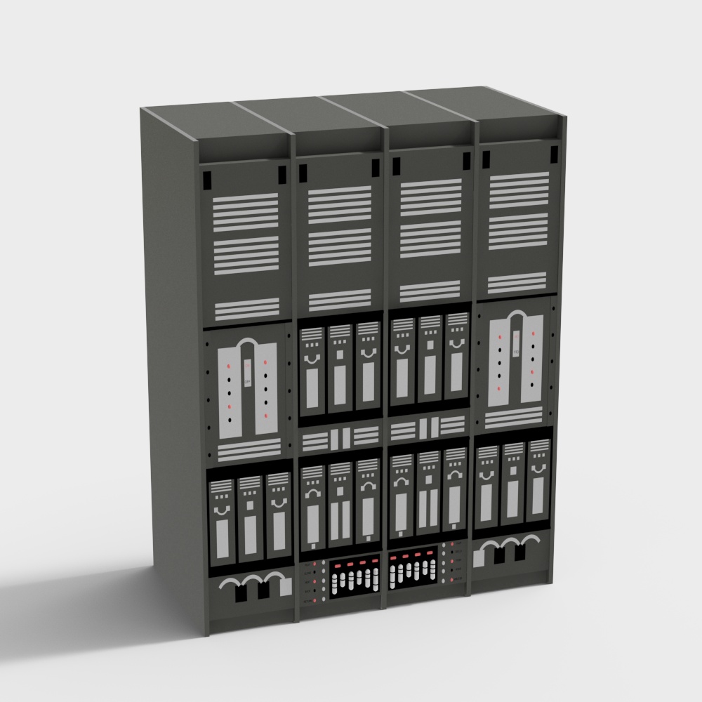 Large computer room cabinet