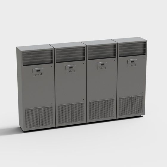 Industrial Air Conditioner 3D model for Creative Projects