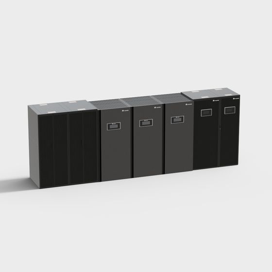 Data Center Server Rack 3D model