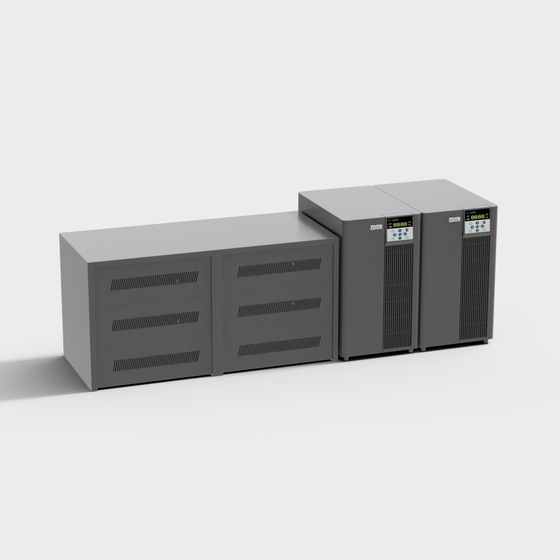 Stylish Server 3D model for Modern Design