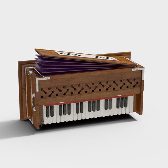 Harmophone Traditional Musical Instrument 3D model for Creatives