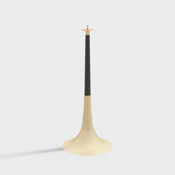 Elegant Minimalist Candle Holder 3D model