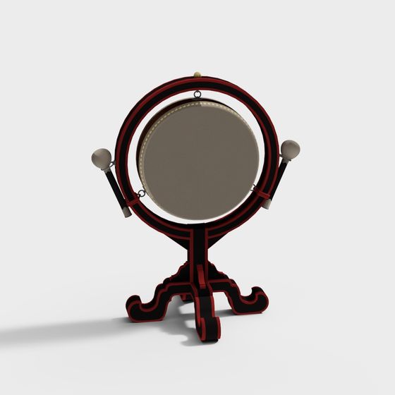 Stylish Tambourine Stand 3D model