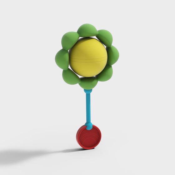 Flower Dance Low-Poly 3D Model