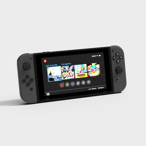 Nintendo Switch 3D Model for Creative Projects