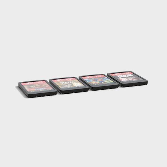 NES Cartridges 3D model