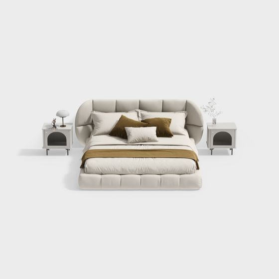 Urban Comfort Bed 3D model