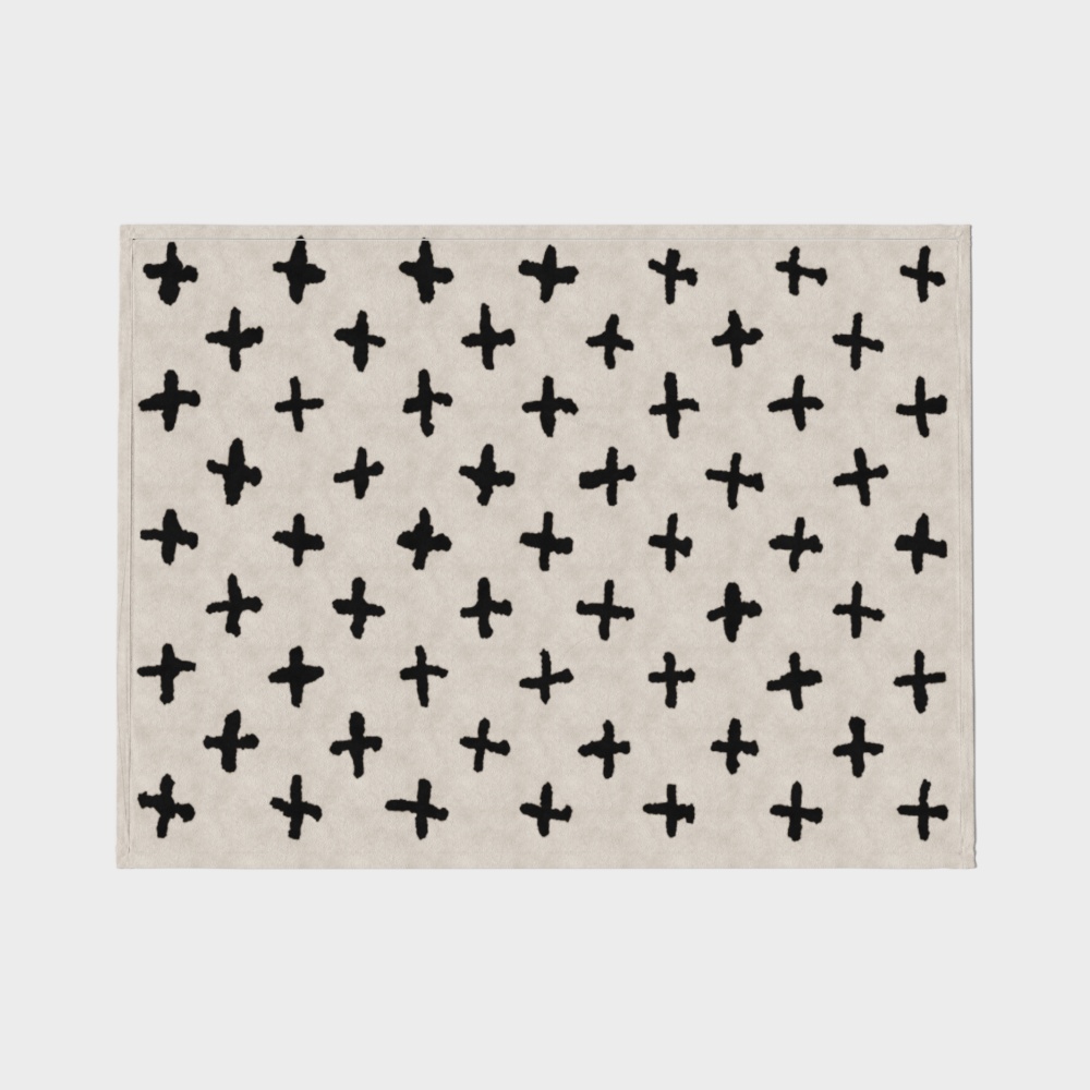 Starry Night Carpet 3D Model – Wool Texture & Star Pattern