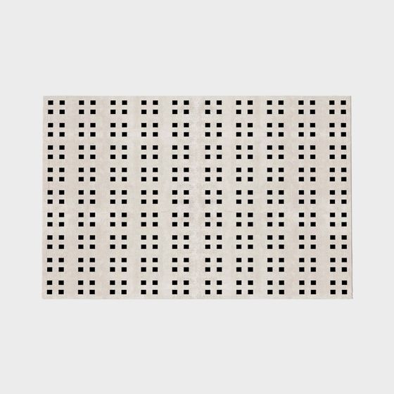 Low Polygon Grid Rug 3D Model