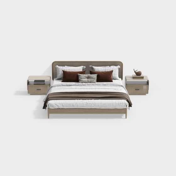 Urban Retreat Bed 3D model