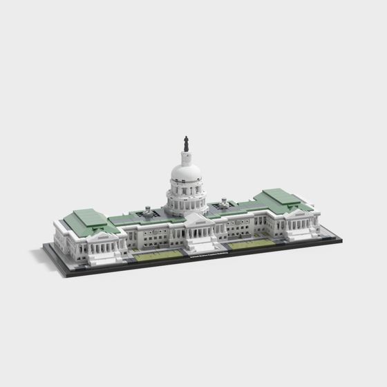 Capitol Building 3D model for Architects and Designers