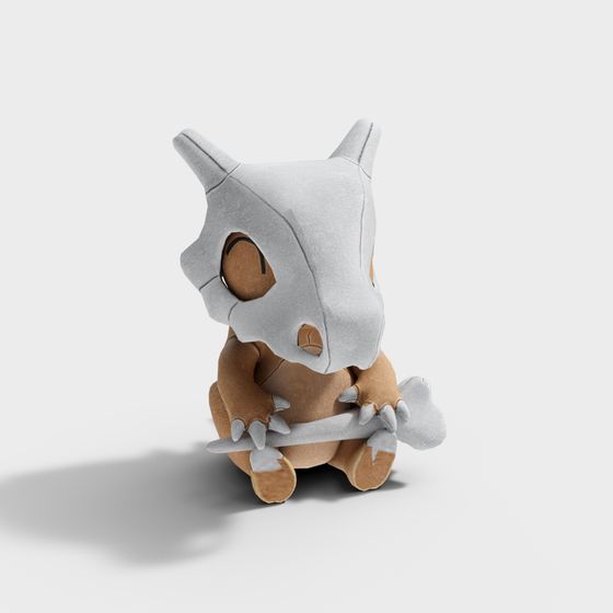 Cute Low-Poly Dragon 3D model