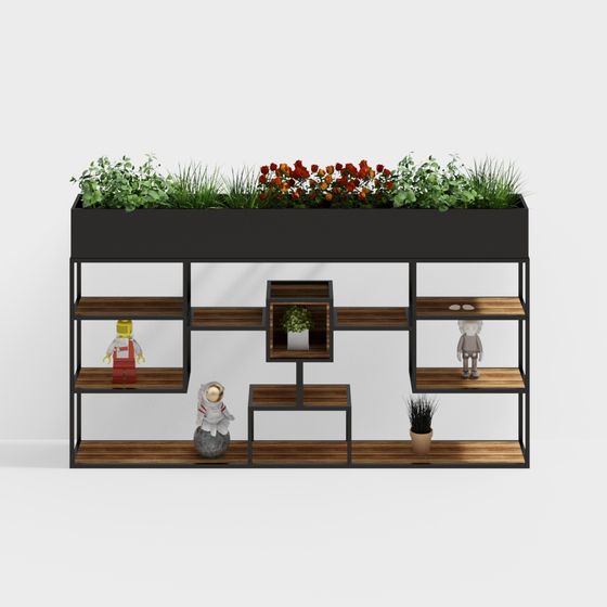 Urban Oasis Display Rack 3D model