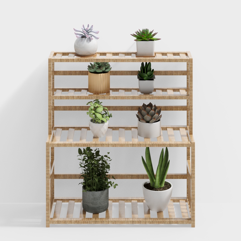 Soporte de plantas verdes de interior