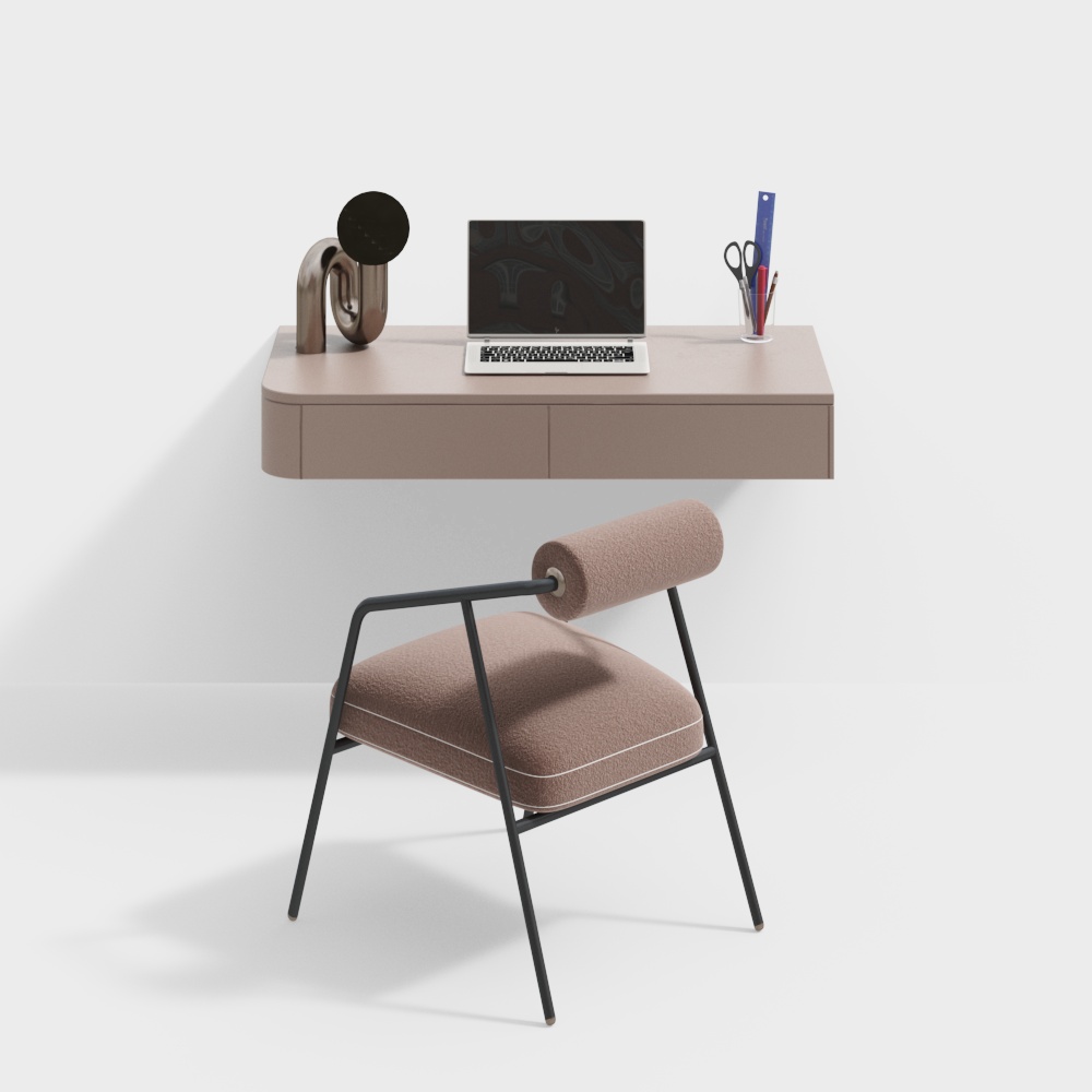 Ensemble bureau et chaise moderne