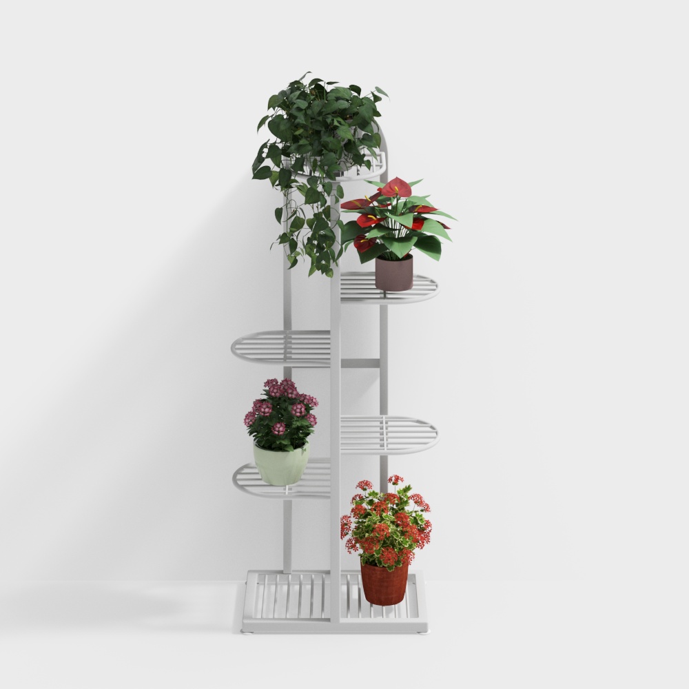 ชั้นวางดอกไม้ในบ้าน