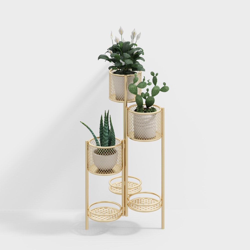 Indoor green plant stand