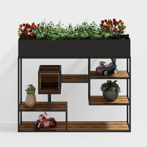 Urban Oasis Planter Stand 3D model