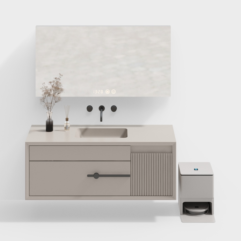 Настенный шкаф для ванной на заказ