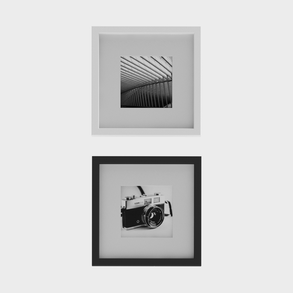 Low Polygon Vintage Camera and Industrial Art 3D model