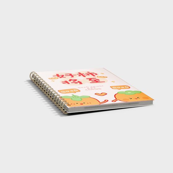 Colorful Sweet Notebook 3D model