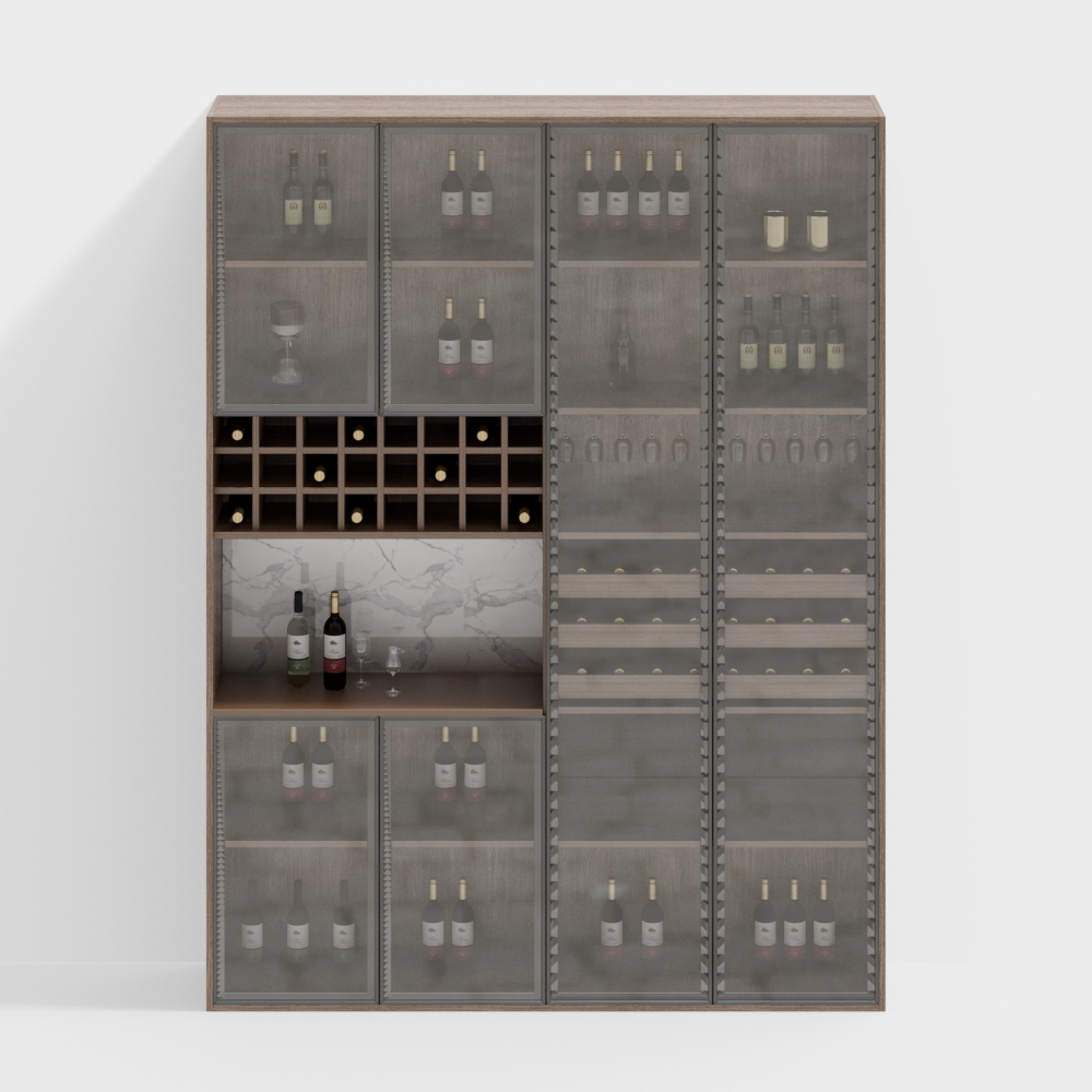 Armoire à vin de luxe légère