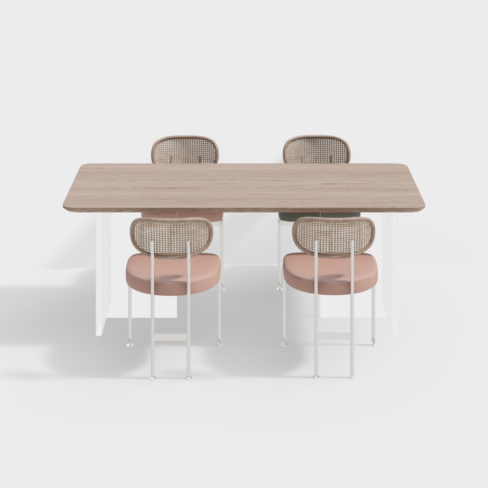 Französischer Landhausstil Esszimmer Tisch- und Stuhlkombination