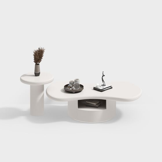 Tavolino da Caffè in Stile Francese Country Cloud