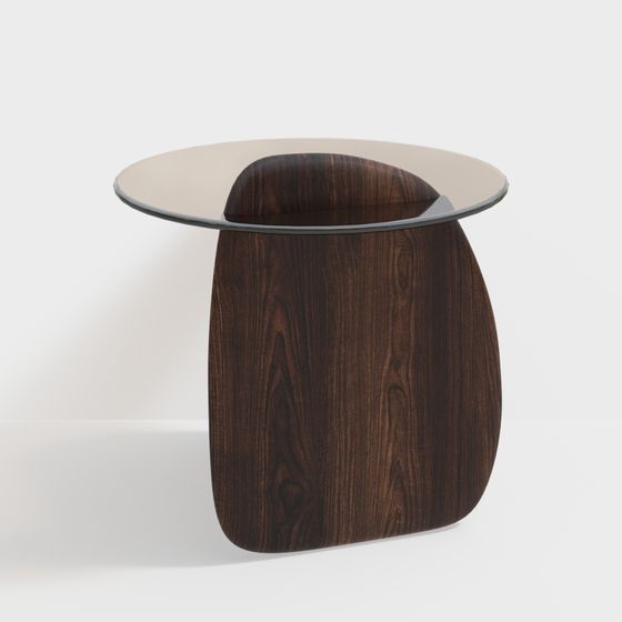Stylish Round Table 3D model for Modern Spaces