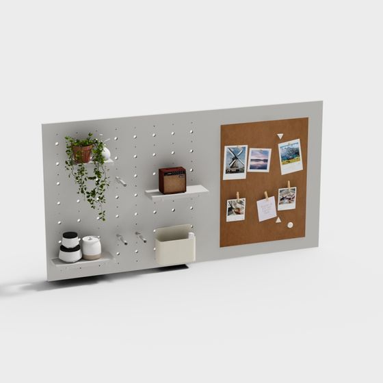 Stunning Wall Decor 3D model for Modern Interiors