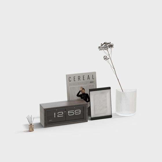 Urban Minimalist Desk Set 3D model
