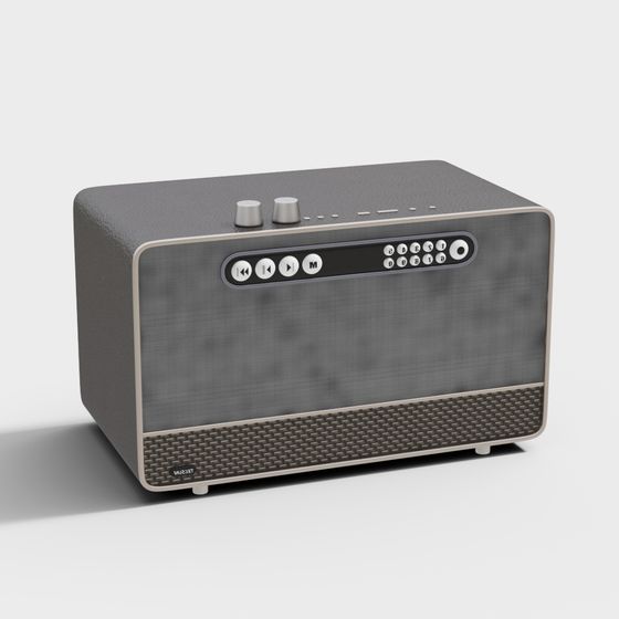 Vintage Modern 3D Speaker Model